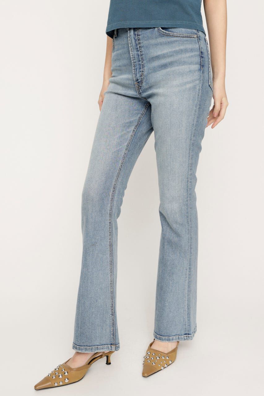 SLY「HW FLARE PT WITH ROICA（R）EF」|デニム|