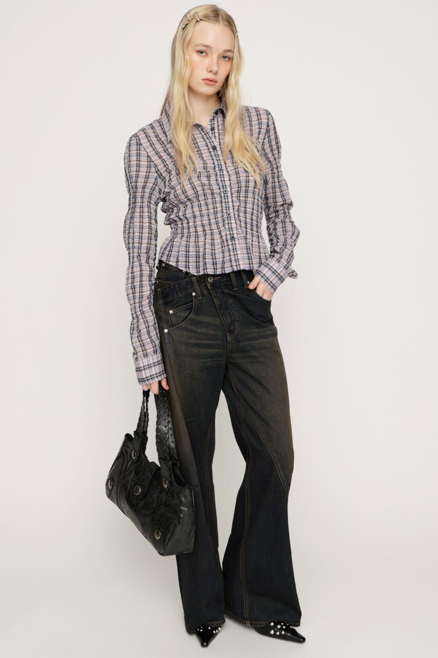 SLY「RANDOM SHIRRING トップス」|シャツ・ブラウス|