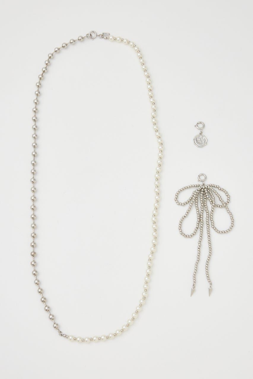 SLY「MANY WAY F／PEARL BALL ネックレス」|ネックレス|