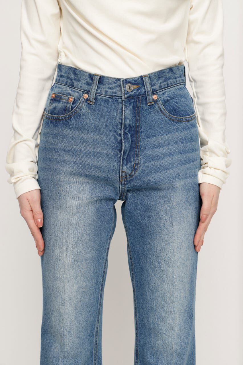 SLY「J／W SEMI FLARE DENIM パンツ」|デニム|