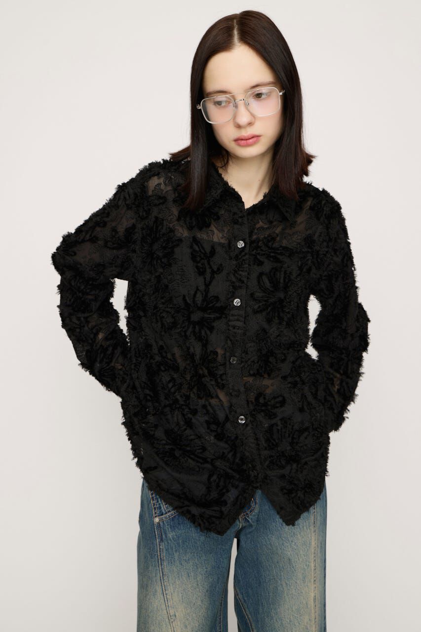 SLY「LOOSE LACE シャツ」|シャツ・ブラウス|