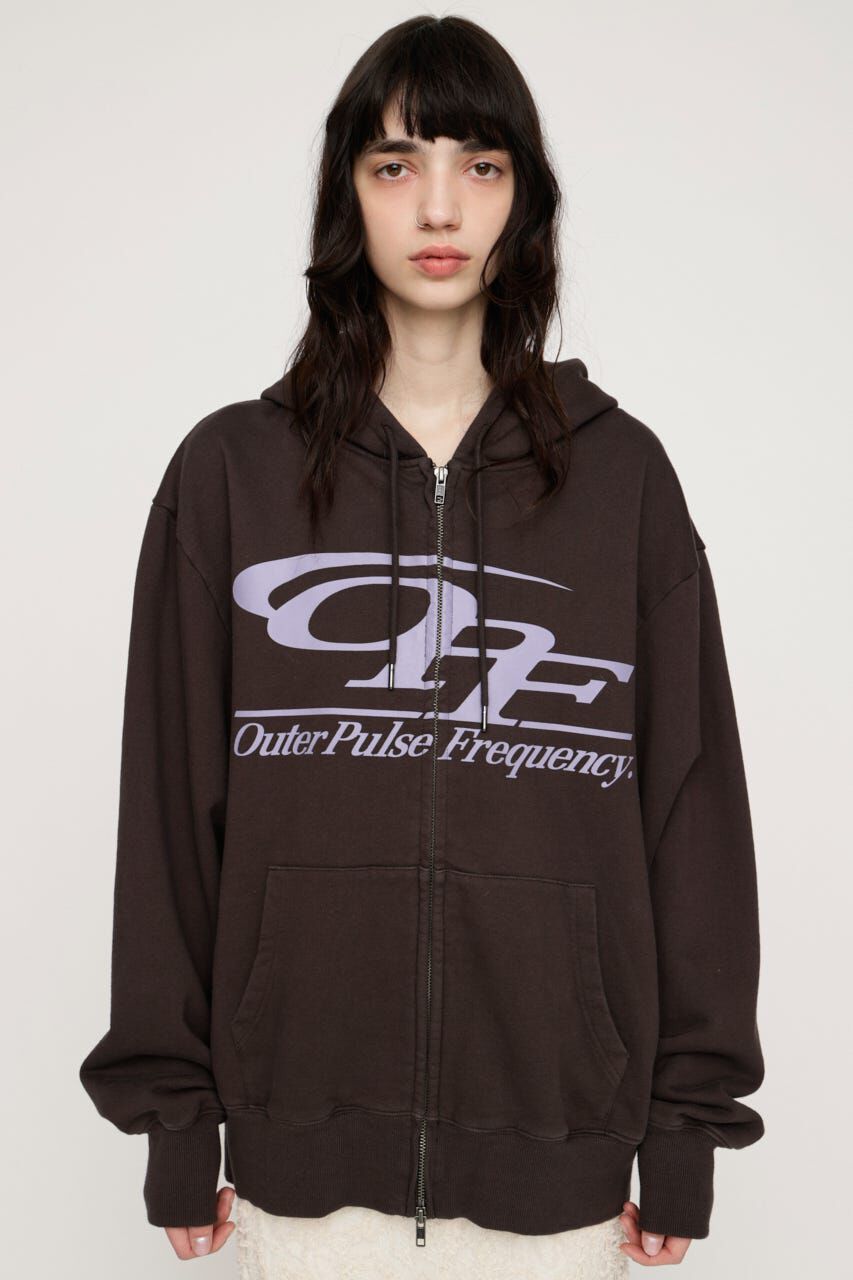 SLY「LOGO OVER HOODIE」|パーカー|