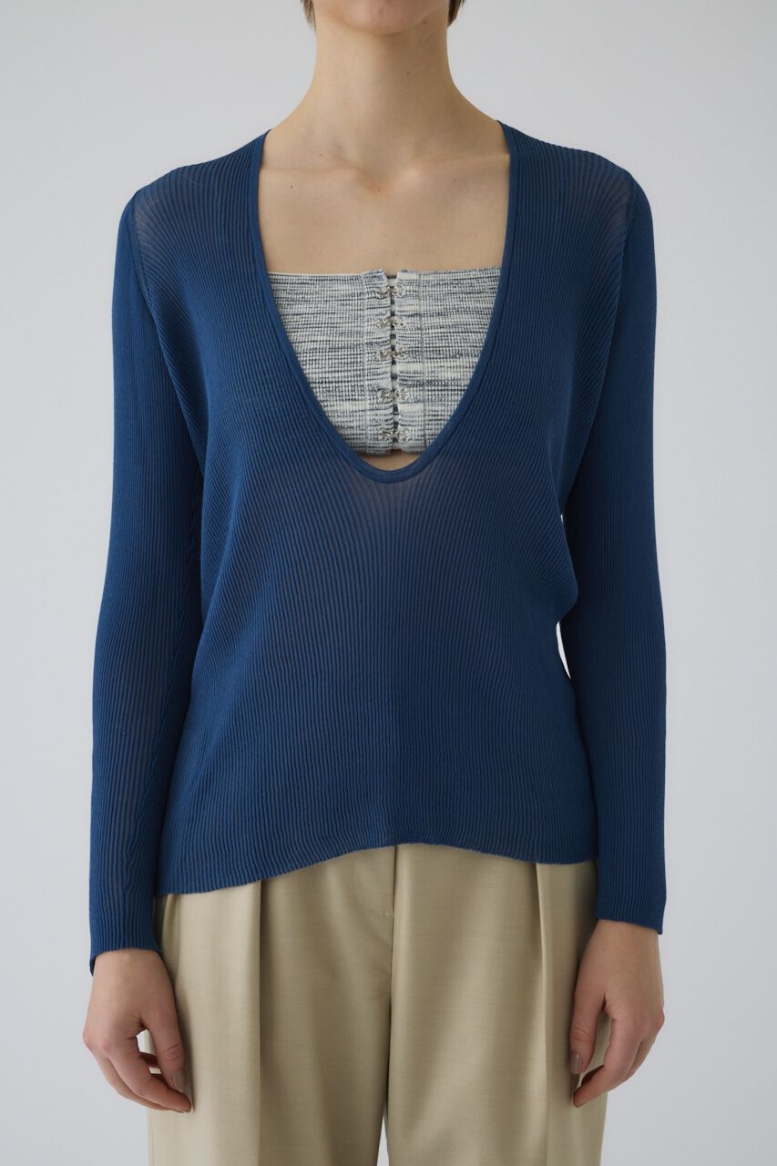 RIM.ARK 「Bustier set rib knit」|ニット・セーター|