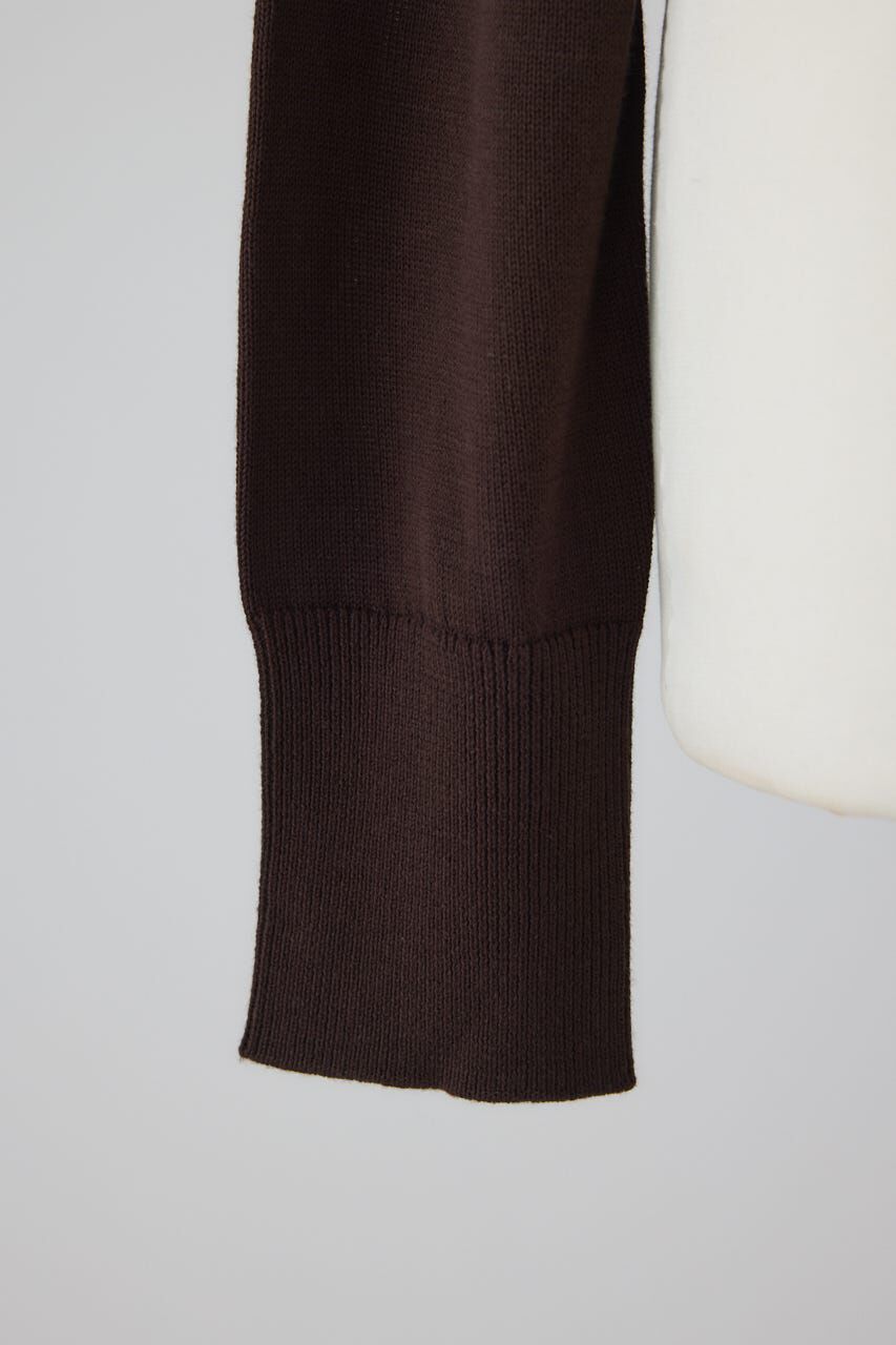 RIM.ARK 「Tweed docking knit tops」|ニット・セーター|