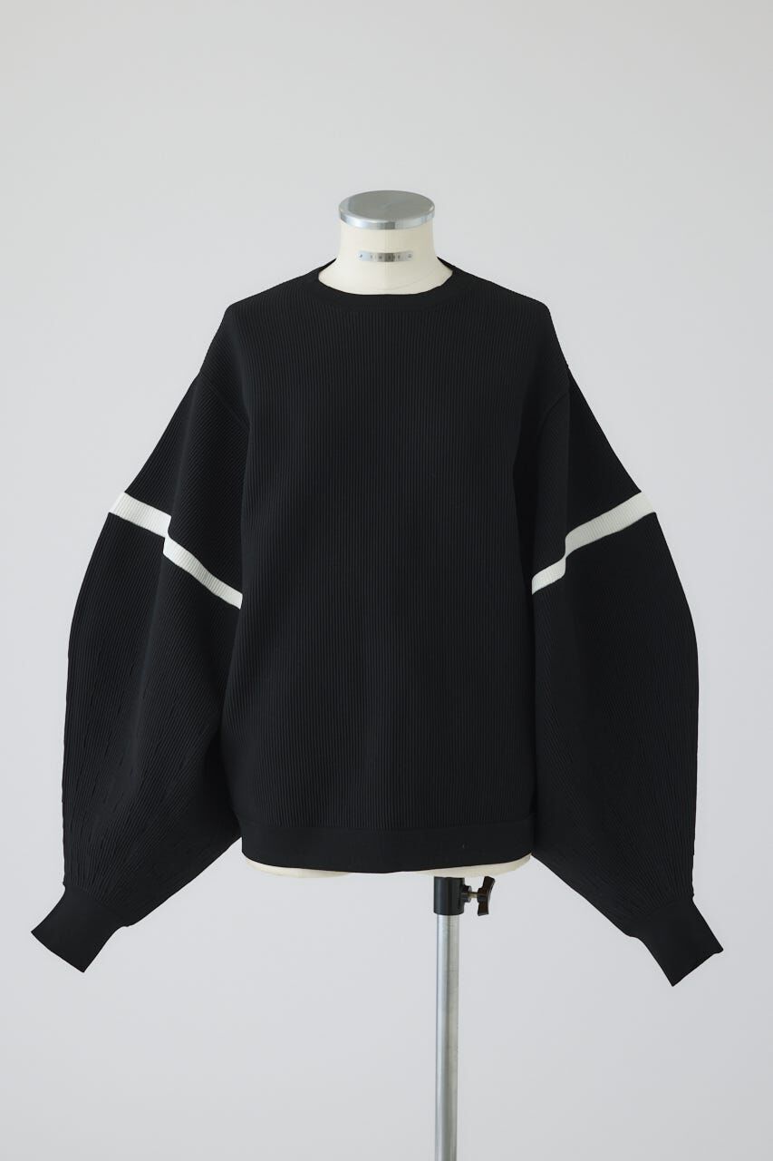 RIM.ARK 「Volume sleeve design knit tops」|ニット・セーター|BLK