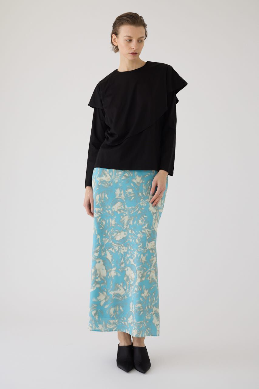 RIM.ARK 「Layered gather cut tops」|Tシャツ・カットソー|