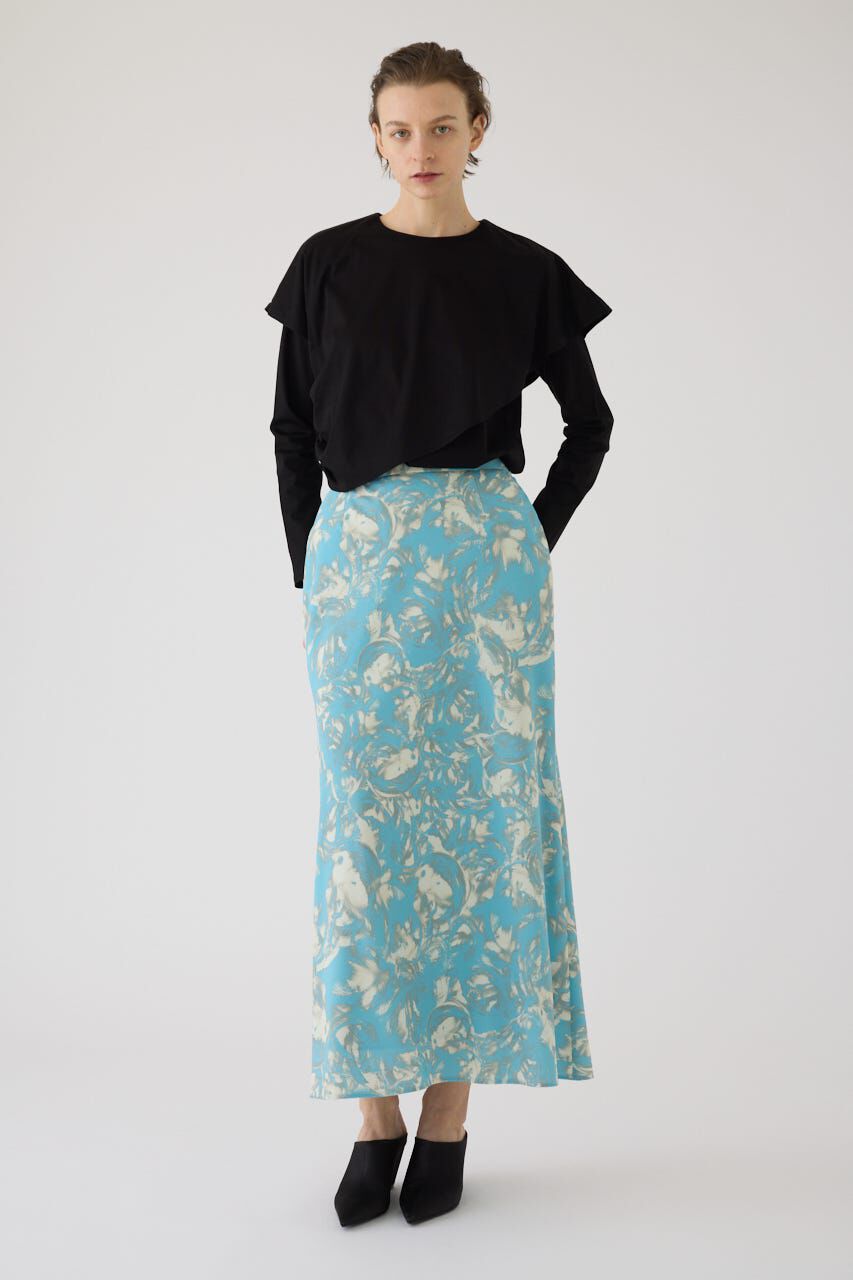 RIM.ARK 「Layered gather cut tops」|Tシャツ・カットソー|