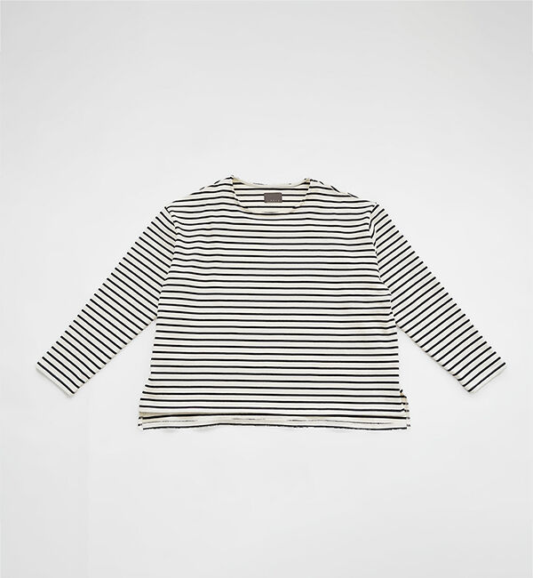 オローネ「サブリナボーダーロングスリーブ」|Tシャツ・カットソー|