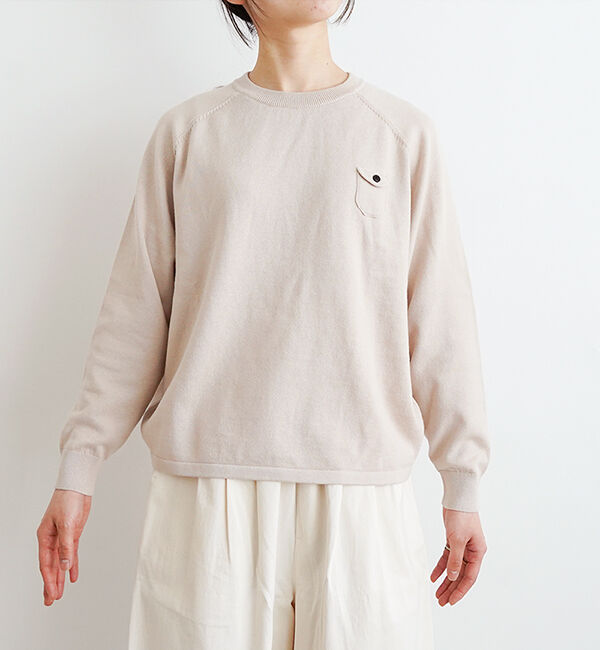 休日と詩「小さなポケットのニット」|ニット・セーター|