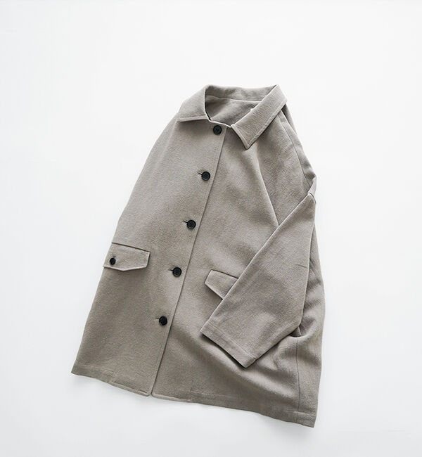 休日と詩「Tomorrow's Clouds」|ステンカラーコート|