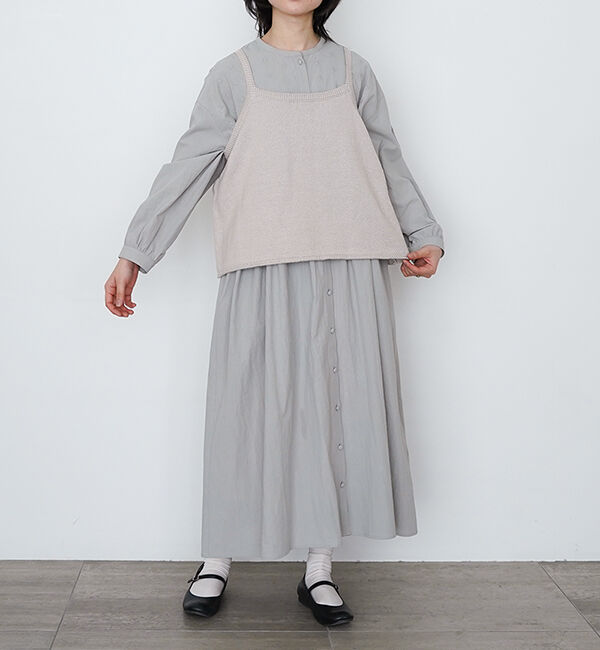 オローネ「ライムライムニット」|ニット・セーター|グレージュ