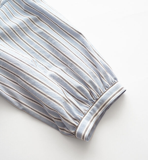 休日と詩「小さなポケットと襟のシャツ"7分袖"」|シャツ・ブラウス|