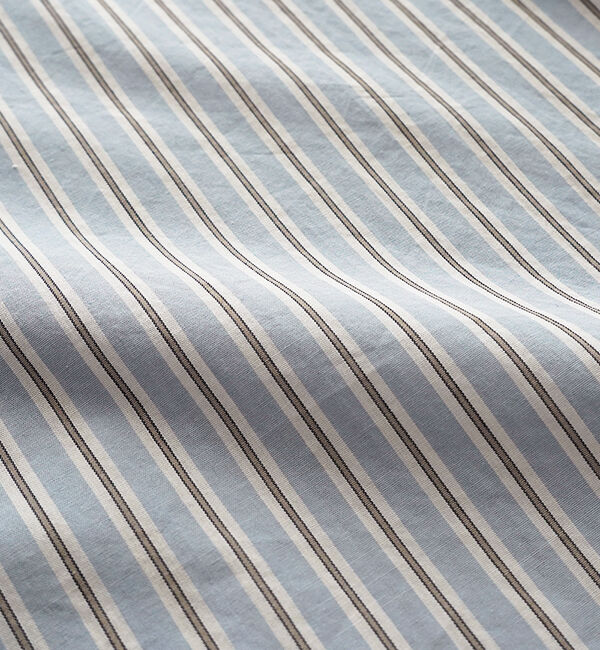 休日と詩「小さなポケットと襟のシャツ"7分袖"」|シャツ・ブラウス|