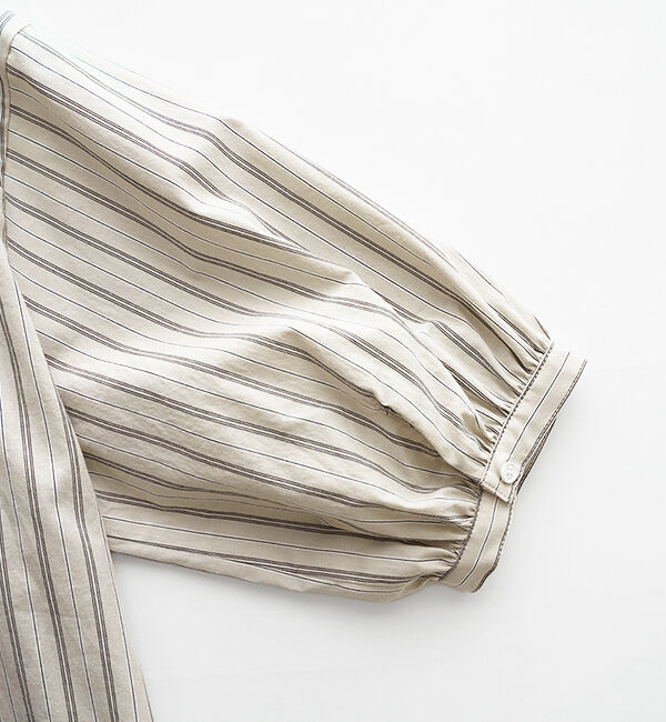 休日と詩「小さなポケットと襟のシャツ"7分袖"」|シャツ・ブラウス|