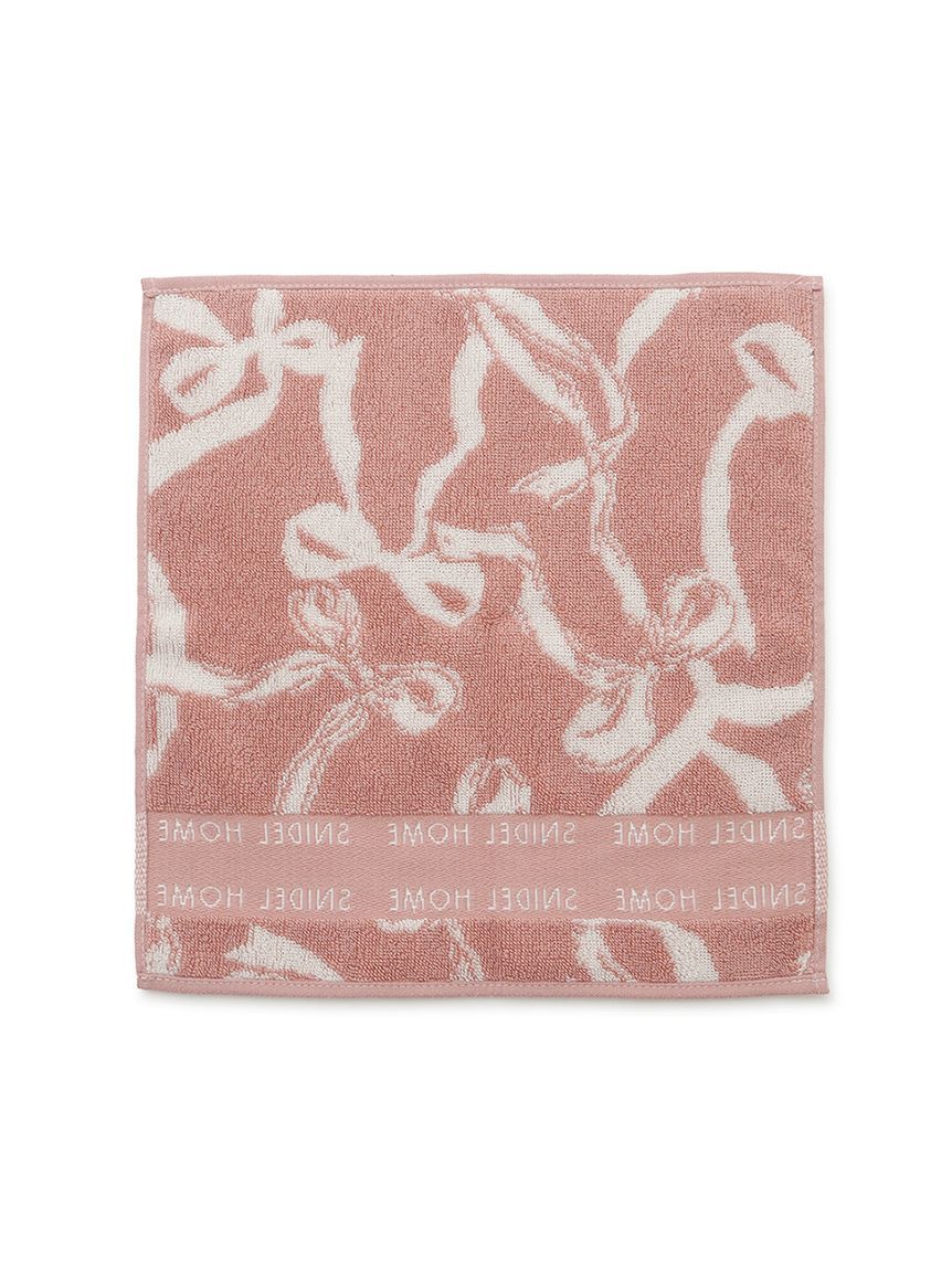 SNIDEL HOME「リボンジャカードハンドタオル」|ハンカチ|
