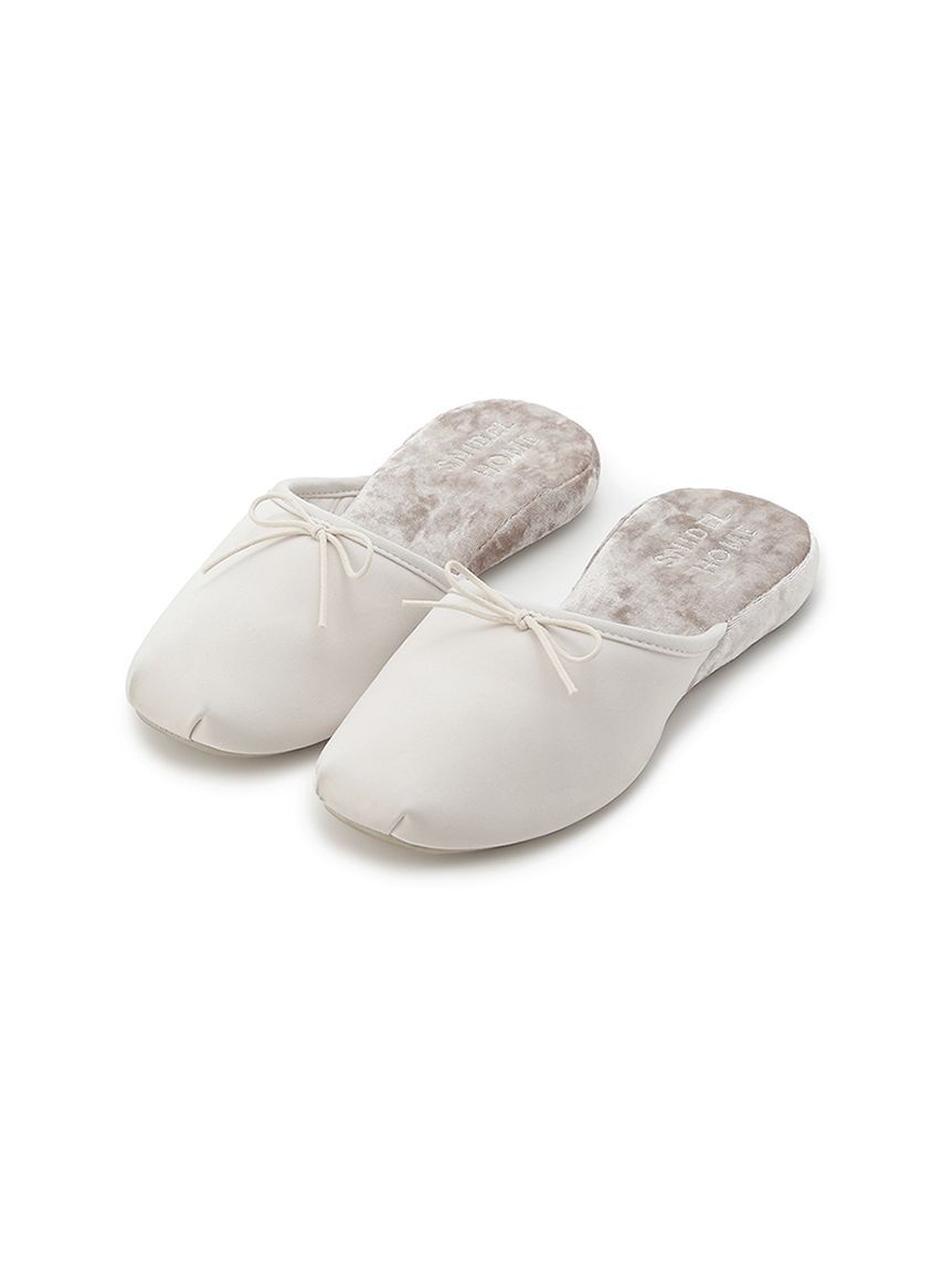 SNIDEL HOME「サテンスリッパ」|ルームシューズ|IVR
