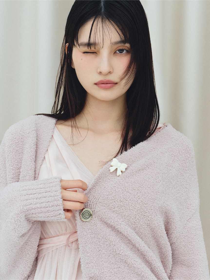 SNIDEL HOME「【Milcrea】ケーキ釦ニットカーディガン」|ルームウェア|