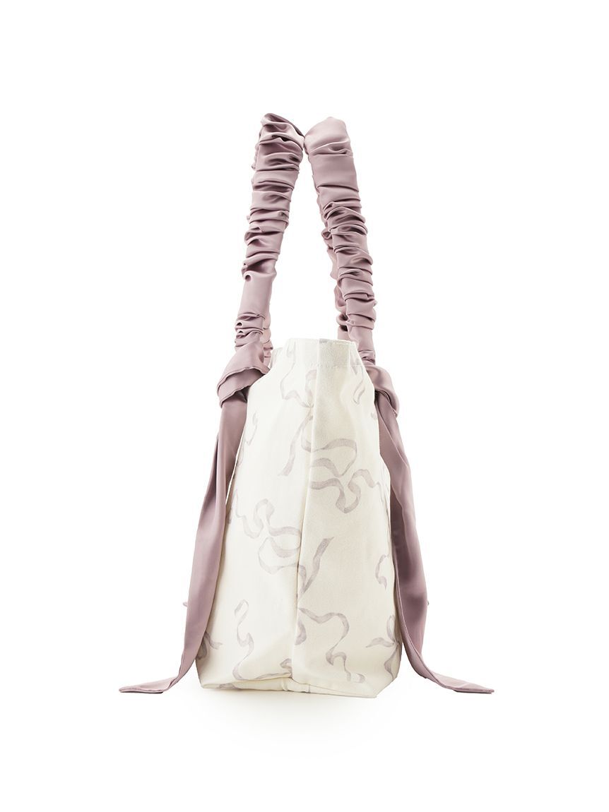 SNIDEL HOME「オーガニックキャンバストート-BIG-（RIBBON）」|トートバッグ|