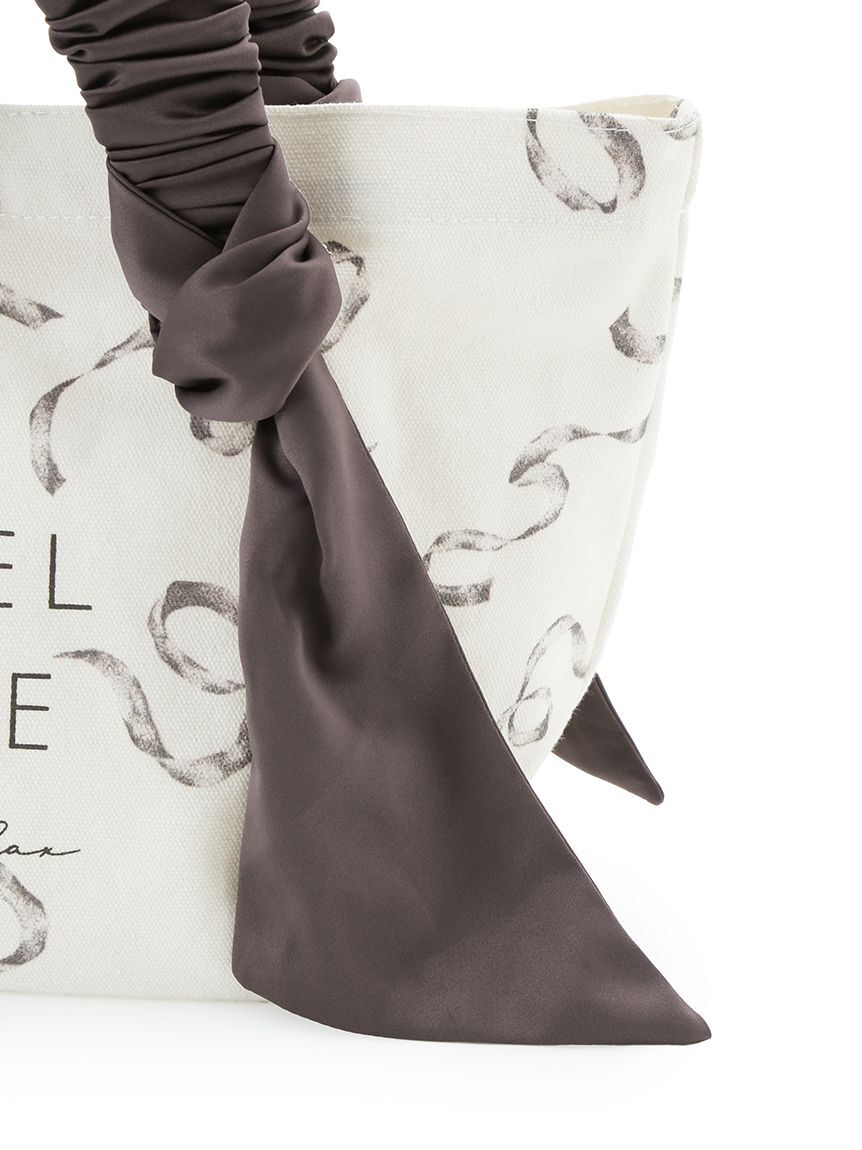 SNIDEL HOME「オーガニックキャンバストート-SMALL-（RIBBON）」|トートバッグ|