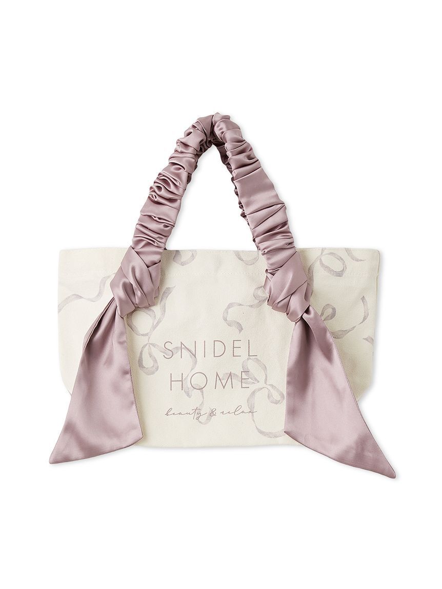 SNIDEL HOME「オーガニックキャンバストート-SMALL-（RIBBON）」|トートバッグ|PBEG