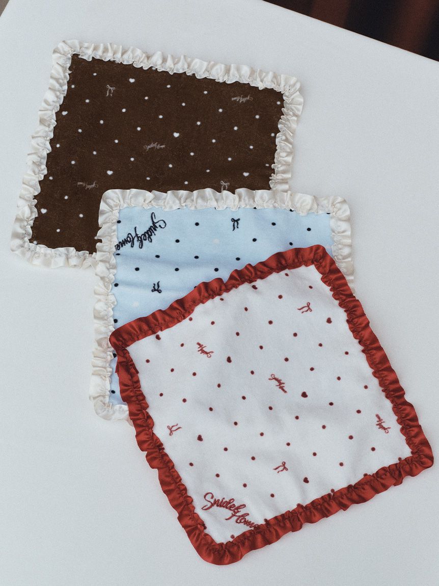 SNIDEL HOME「フリルハンドタオル」|ハンカチ|