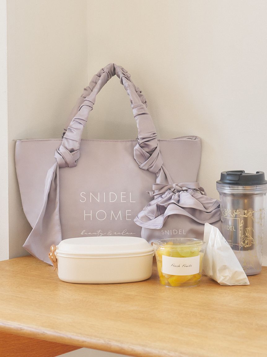 SNIDEL HOME「【保冷機能付き】リボントートバック」|トートバッグ|