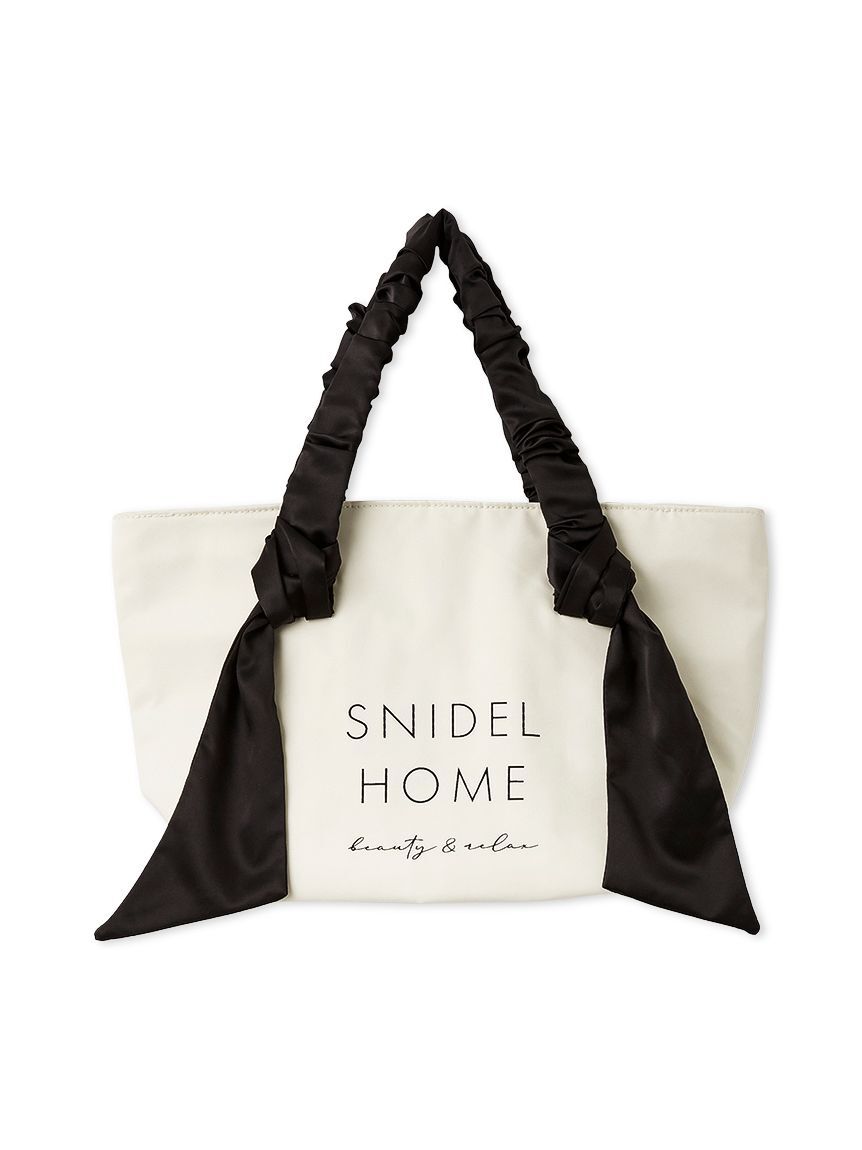 SNIDEL HOME「【保冷機能付き】リボントートバック」|トートバッグ|BLK