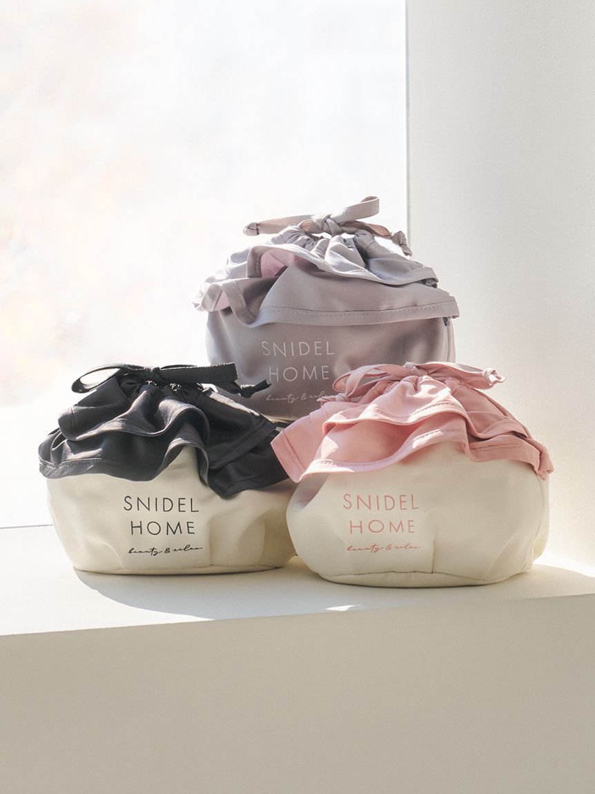 SNIDEL HOME「【保冷機能付き】フリル巾着ポーチ」|ポーチ|