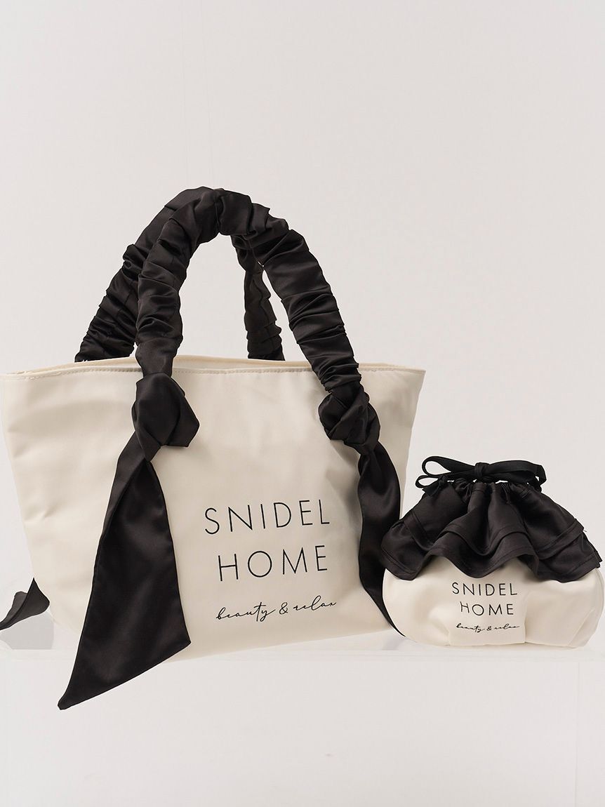 SNIDEL HOME「【保冷機能付き】フリル巾着ポーチ」|ポーチ|
