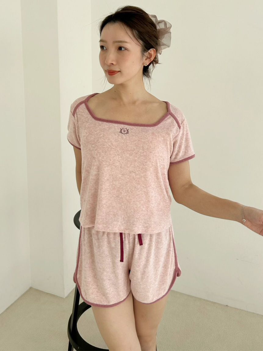 SNIDEL HOME「【sorbet light】【接触冷感】パイルセットアップ」|ルームウェア|