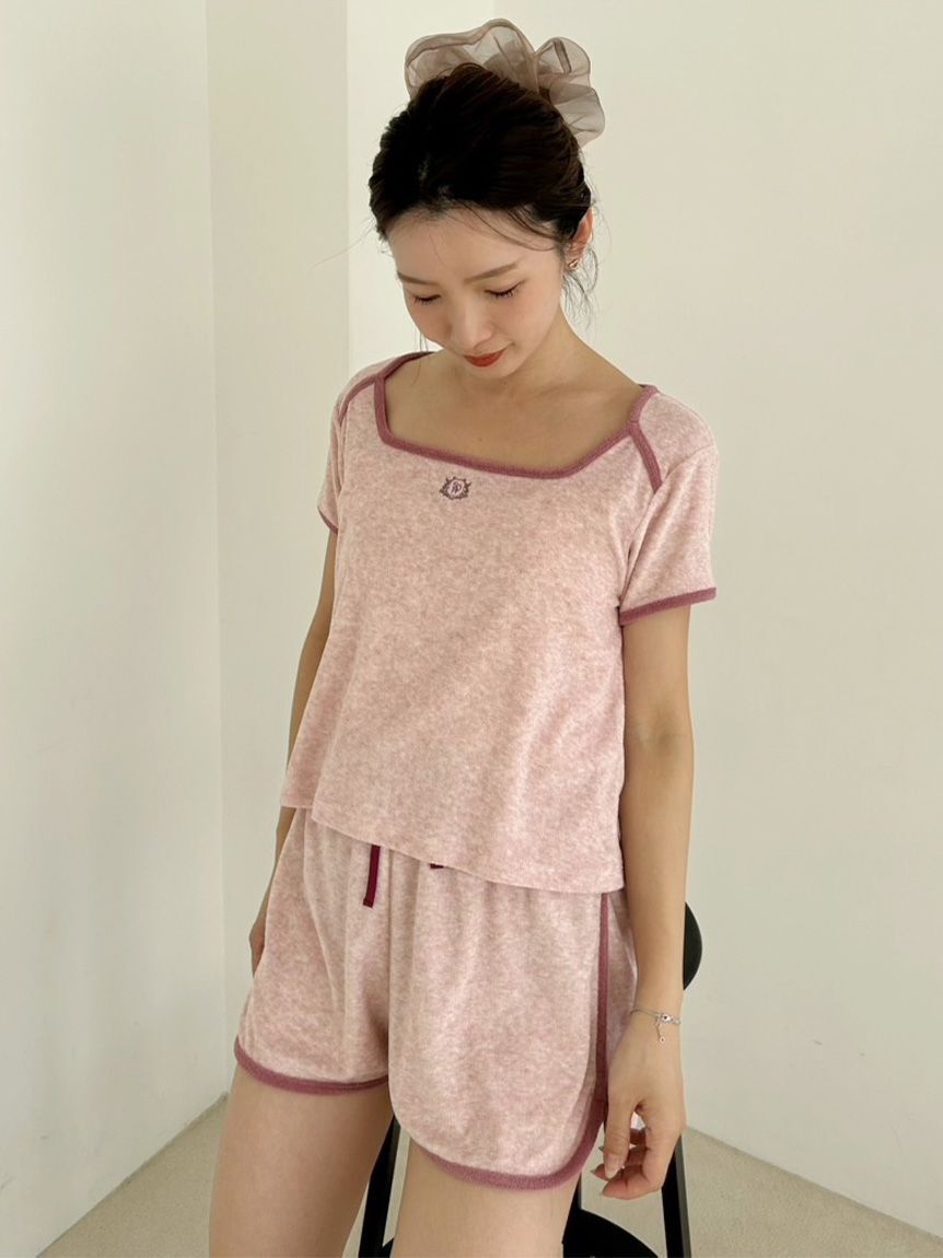 SNIDEL HOME「【sorbet light】【接触冷感】パイルセットアップ」|ルームウェア|