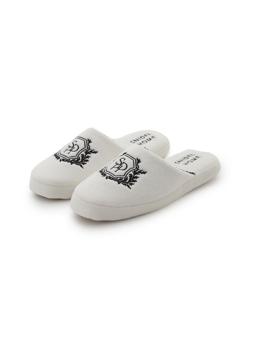 SNIDEL HOME「【sorbet light】エンブレムパイルルームシューズ」|ルームシューズ|IVR