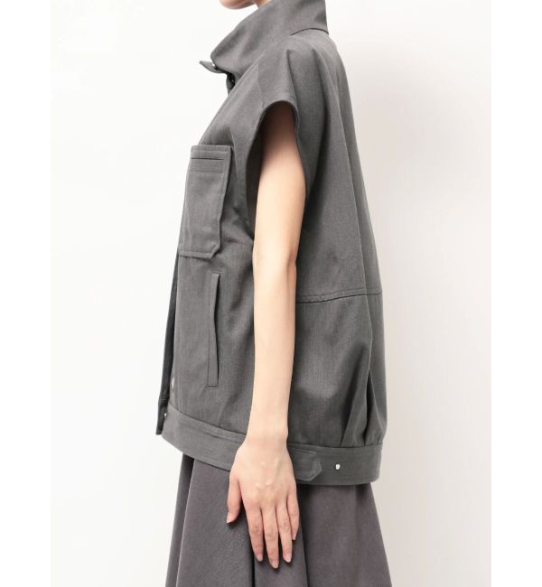 ELENDEEK「【Dickies&times;ELENDEEK】STAND ZIP VEST」|ダウンベスト・ベスト|