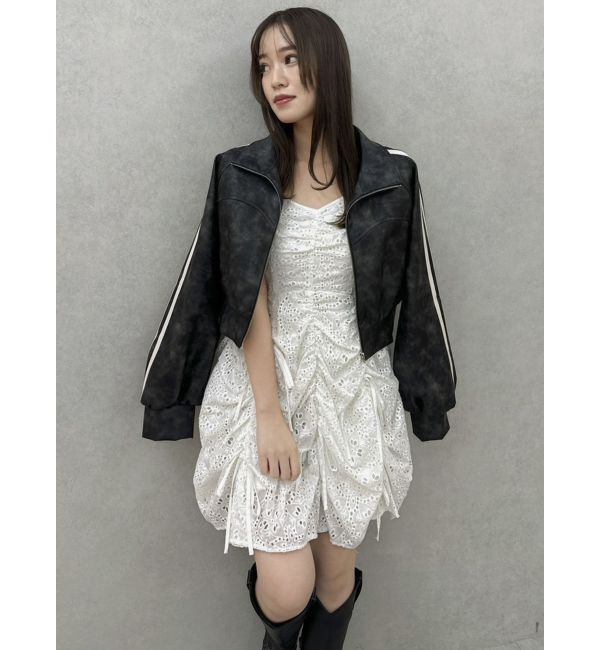 dazzlin「ギャザーリボンミニワンピース」|ワンピース|