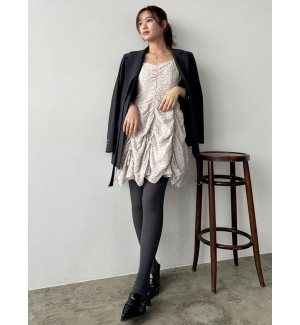 dazzlin「ギャザーリボンミニワンピース」|ワンピース|