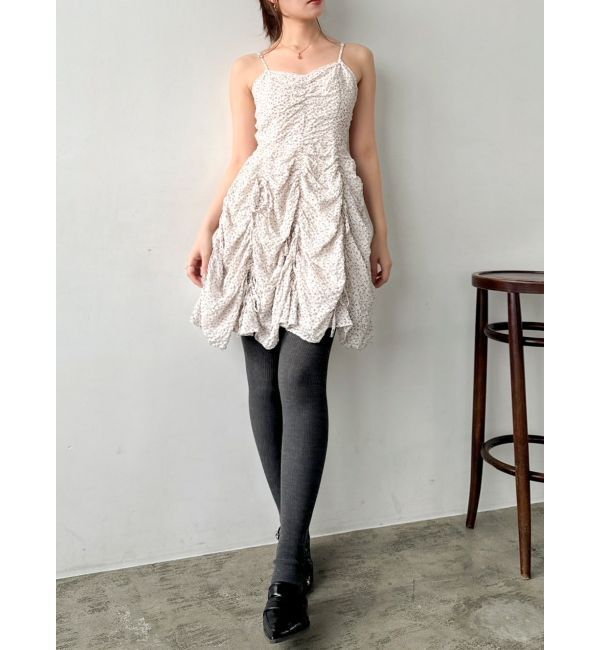 dazzlin「ギャザーリボンミニワンピース」|ワンピース|