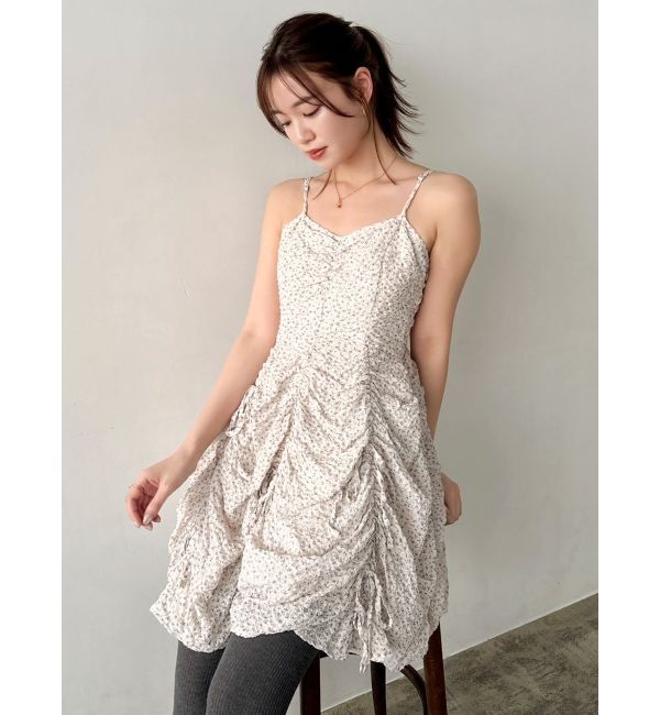 dazzlin「ギャザーリボンミニワンピース」|ワンピース|