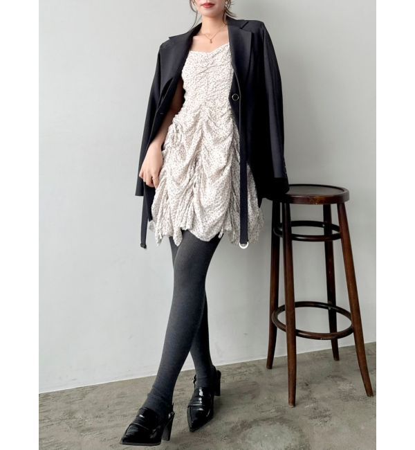 dazzlin「ギャザーリボンミニワンピース」|ワンピース|