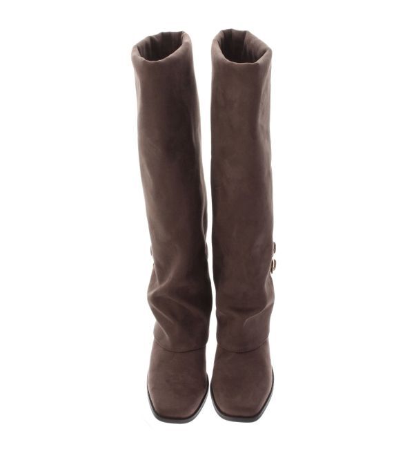 dazzlin「スクエアトウゲートルブーツ」|ロングブーツ|