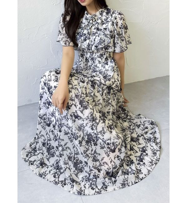 dazzlin「【復刻】Watercolorflowerワンピース」|ワンピース|