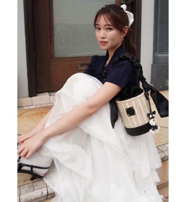 dazzlin「【追加生産分】ランダムタックバルーンスカート」|スカート|