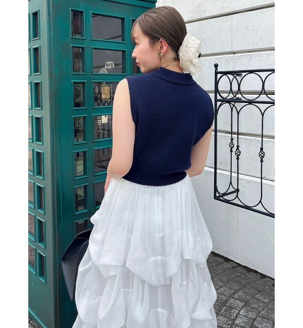 dazzlin「【追加生産分】ランダムタックバルーンスカート」|スカート|