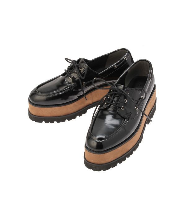 dazzlin「レースアップローファー」|ローファー|ミックス