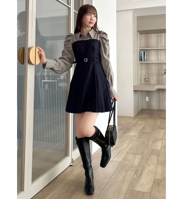 dazzlin「ロングフィットブーツ」|ロングブーツ|