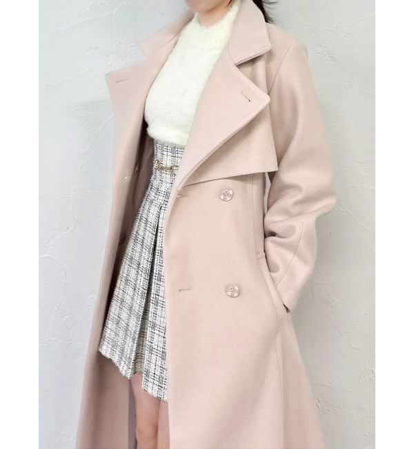 dazzlin「2WAYカラーレディコート」|トレンチコート|