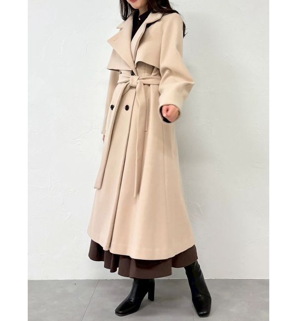 dazzlin「2WAYカラーレディコート」|トレンチコート|