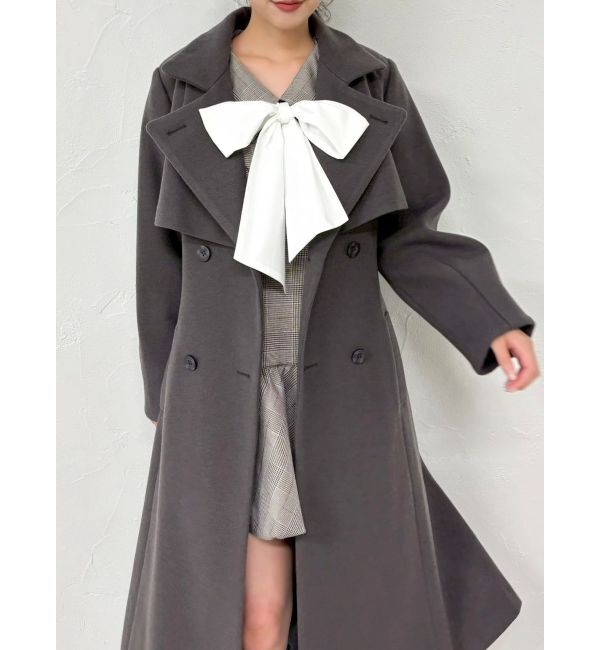 dazzlin「2WAYカラーレディコート」|トレンチコート|