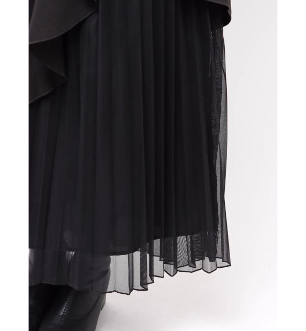 dazzlin「【追加生産分/新色追加】アシメプリーツマーメイドスカート」|スカート|