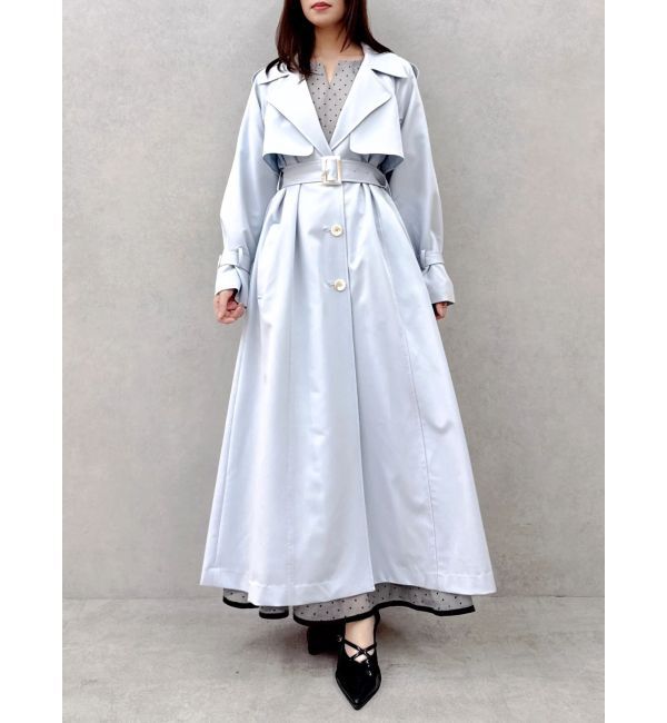 dazzlin「バックプリーツトレンチコート」|トレンチコート|