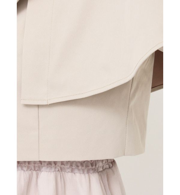 dazzlin「ケープショートトレンチジャケット」|トレンチコート|